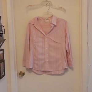 Western-style shirt in shades of pink and silver